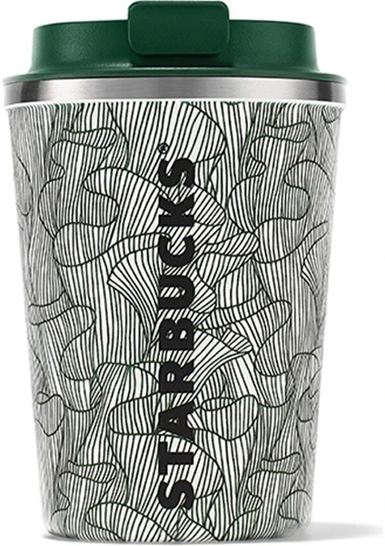 Starbucks® Paslanmaz Çelik Dalga Desenli Termos 355 ml - 11139776