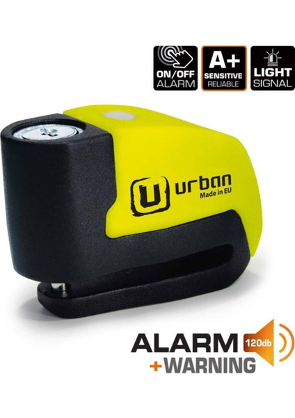 Urban Security Alarmlı Motosiklet Disk Kilidi Ur6 / 6mm Pim