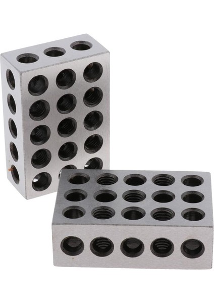 2 Adet 1 X2 X3 Inç Sertleştirilmiş Blok Paralel Kelepçe (Yurt Dışından)