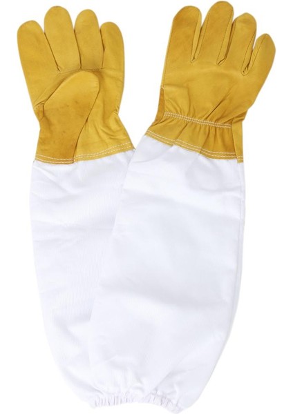 Arı ve Drawstring Arı Koruyucu Koruyucu Giysiler Kapağı Kollu (Yurt Dışından)
