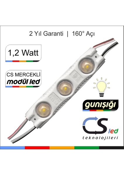 1.2 Watt Mercekli Modül LED