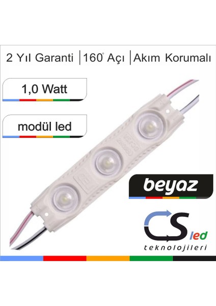 Cs Led  1 Watt Modül LED 20 'li