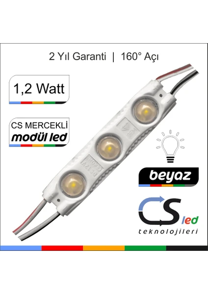 Cs Led 1.2 Watt Mercekli LED 100’LÜ