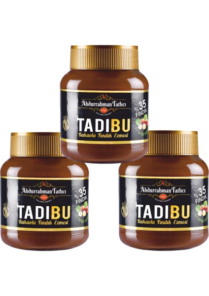 Tadıbu Kakaolu Fındık Ezmesi 3 x 330 gr