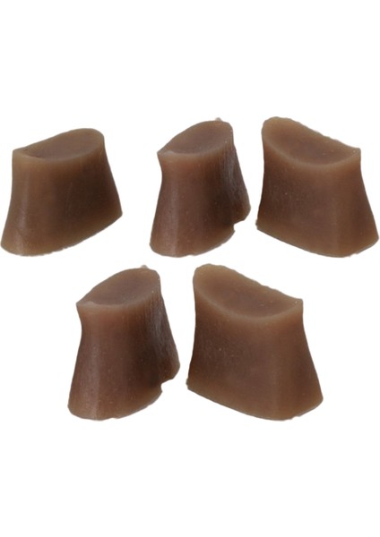 5 Adet Küçük Boyutlu Yumuşak Silikon Trill Anahtar Tamponlar Flüt Parçaları Mantar Kahverengi (Yurt Dışından)