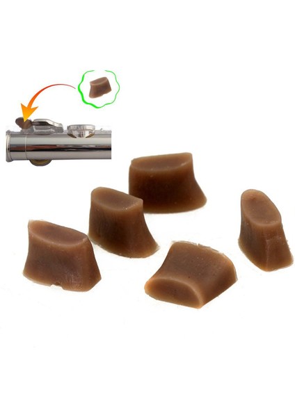 5 Adet Küçük Boyutlu Yumuşak Silikon Trill Anahtar Tamponlar Flüt Parçaları Mantar Kahverengi (Yurt Dışından) indirimleri