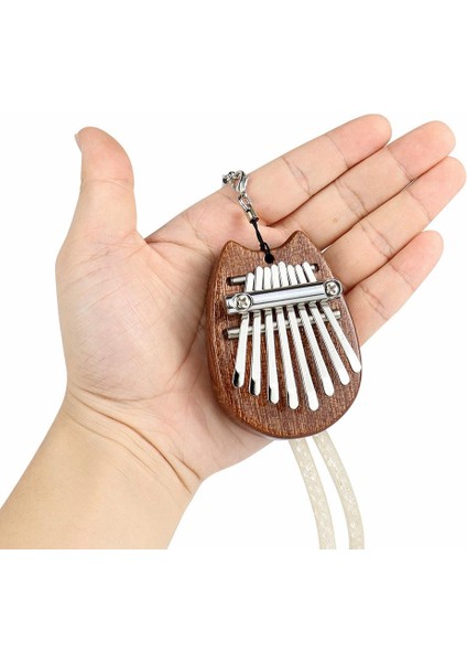 1 Adet 8 Tuşlar Kalimba Thumb Piano Kolye Arkadaşlar Büyük Ses Oynayabilir Kedi Kulağı (Yurt Dışından) modelleri
