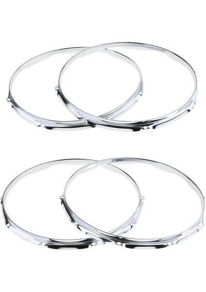 2pcs 14 '' Trampet Drum Die-Cast Hoop Perküsyon Parçaları 8 Delik (Yurt Dışından) fırsatları