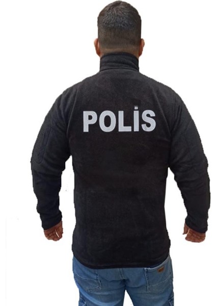 Askervadisi Taktik 5 Cepli Polis Polar Siyah Renk Bayrak Nakış Işlemeli modelleri