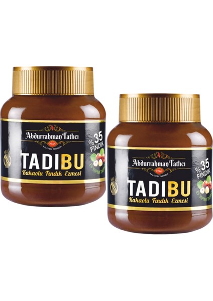 Tadıbu Kakaolu Fındık Ezmesi 330 gr (Katkısız) x 2 Adet