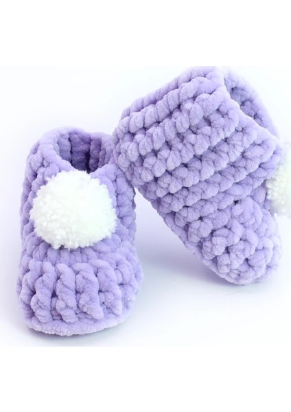 Pon Ponlu El Örgüsü Bebek Panduf