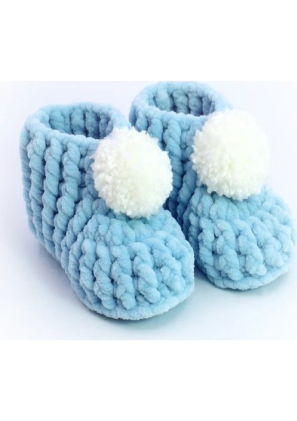 Pon Ponlu El Örgüsü Bebek Panduf fiyatları