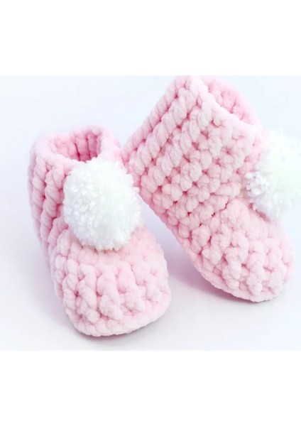 Pon Ponlu El Örgüsü Bebek Panduf