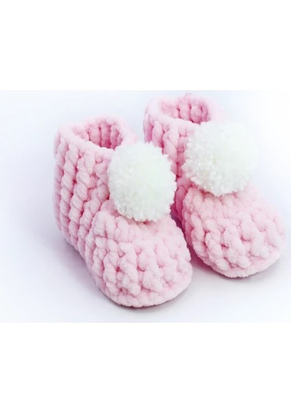 Pon Ponlu El Örgüsü Bebek Panduf fiyatları