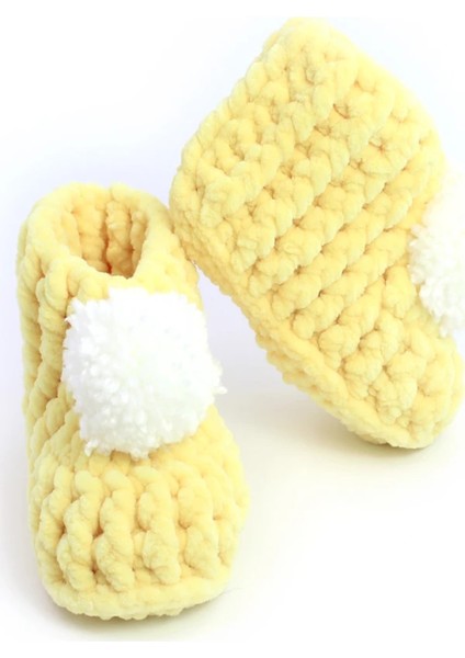 Pon Ponlu El Örgüsü Bebek Panduf