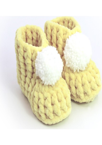 Pon Ponlu El Örgüsü Bebek Panduf fiyatları