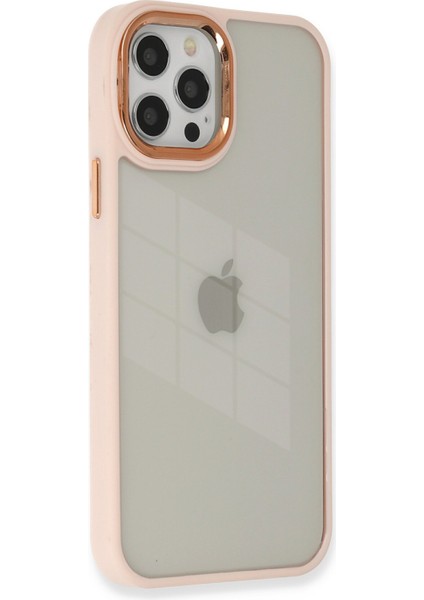 Iphone 12 Pro Max Kılıf Dora Kapak - Pudra 300099
