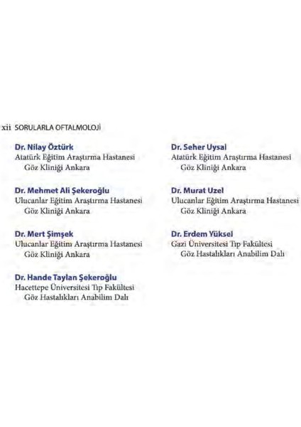 Sorularla Oftalmoloji - Gökhan Gürelik