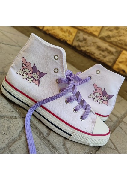 My Melody Baskılı Siyah Spor Ayakkabı Sneakers fiyatları