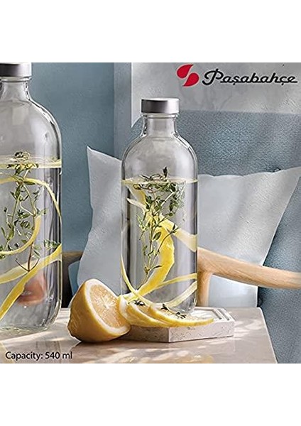 Iconic Cam Su Şişesi 1lt 80356 Limonata Şişesi,su ve Meyve Suyu Şisesi