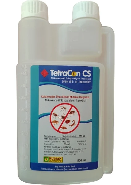 Tetracon Cs Konsantre Genel Haşere Kovucu 500 ml