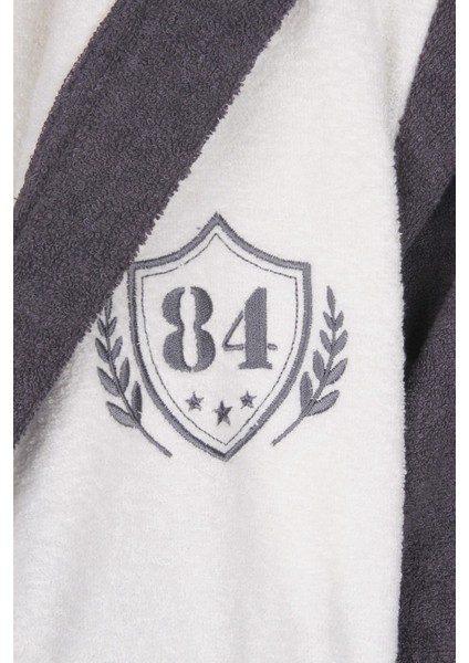 %100 Pamuk Kapüşonlu Göğsü Nakışlı Erkek Çocuk Bornoz fiyatları