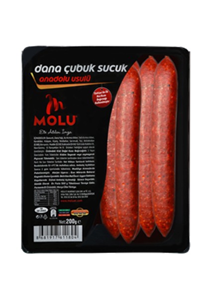 Molu Dana Cubuk Sucuk Türkiye De Ilk 200 gr