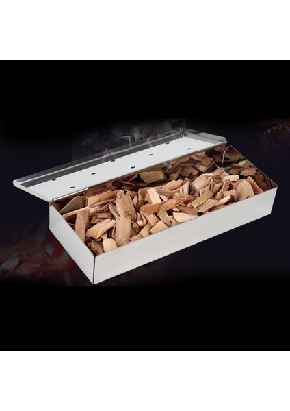 Büyük Kapasiteli Kalınlaşmak Smoker Kutusu Kömür Gaz Izgara Et Barbekü Aracı (Yurt Dışından) fırsatları