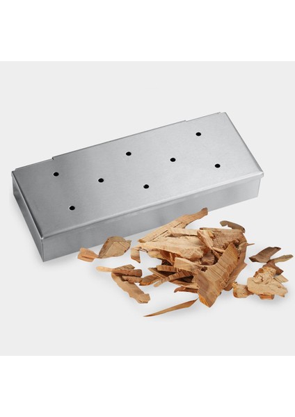 Büyük Kapasiteli Kalınlaşmak Smoker Kutusu Kömür Gaz Izgara Et Barbekü Aracı (Yurt Dışından) indirimleri