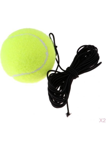 Strade Store String Rope Trainer Değiştirme Üzerinde 2 Tenis Eğitim Uygulama Topu Paketi (Yurt Dışından)