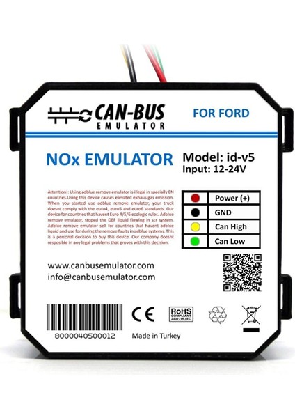 Ford Euro 5 Nox Sensör Emülatör