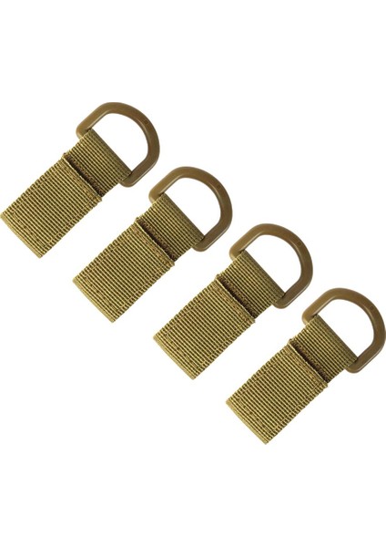 4x Carabiner Kayış Tokları Kanca Kemeri Asma Anahtar Diaz (Yurt Dışından)