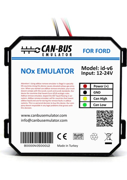 Ford Euro 6 Nox Sensör Emülatör