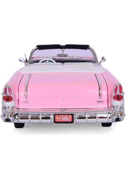 1:18 1957 Buıck Roadmaster Pembe Model Araba