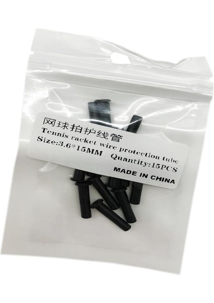 15X Tenis Raketi Grommets Raket Halkaları Dize Koruma Tüpleri 3.6X15MM (Yurt Dışından)