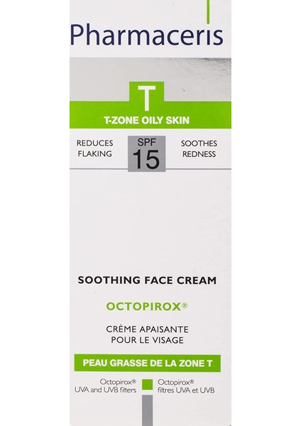 T Octopirox Yatıştırıcı Yüz Kremi Spf 15 (30 Ml)