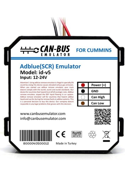 Cummins Euro 5 Adblue (Scr) Iptali