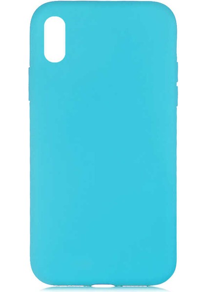 Apple iPhone Xr Lansman Içi Kadife Silikon Kapak Pastel Renkler