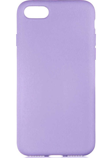 Apple iPhone Se 2020 Lansman Içi Kadife Silikon Kapak Pastel Renkler