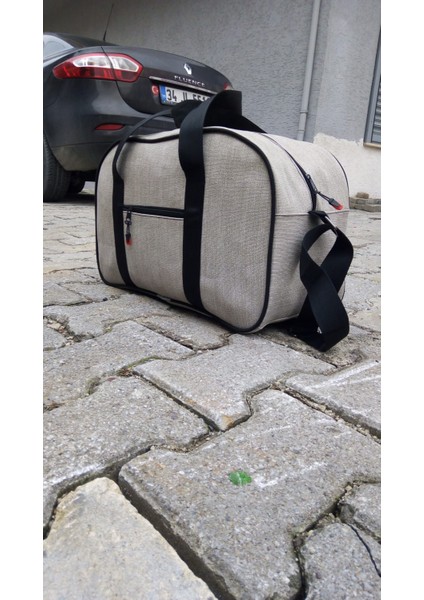 Nfystyle Orta Boy Unisex El ve Omuz Askılı Seyahat Çantası Fitness El Valizi ,hastahane Çıkışı modelleri