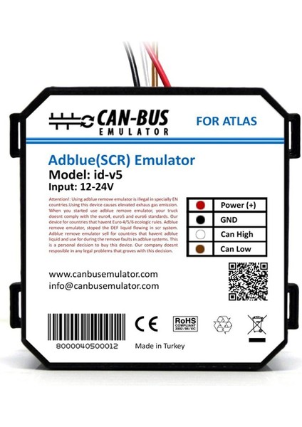 Atlas Euro 5 Adblue (Scr) Iptali