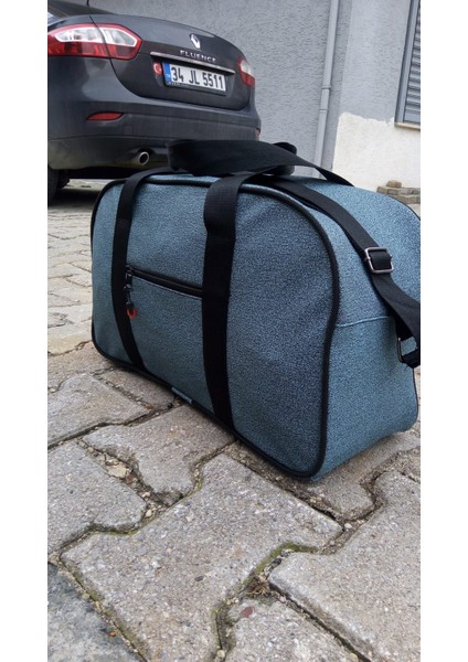 Nfystyle Orta Boy Unisex El ve Omuz Askılı Seyahat Çantası Fitness El Valizi ,hastahane Çıkışı
