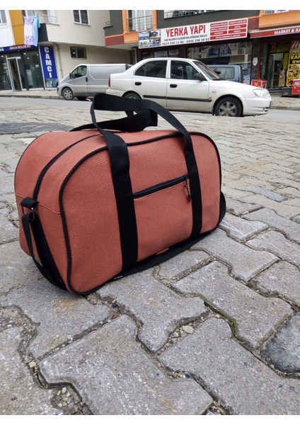 Nfystyle Orta Boy Unisex El ve Omuz Askılı Seyahat Çantası Fitness El Valizi ,hastahane Çıkışı modelleri
