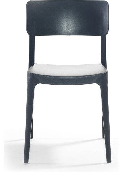 Pano Renkli Sandalye 2'li Set Antrasit fırsatları