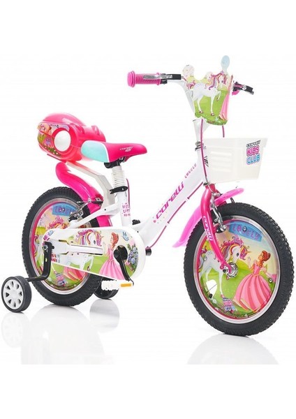 Lovely 16 Jant Kız Çocuk Bisikleti Beyaz - Pembe