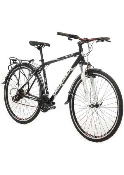 Life Man 28 Jant Şehir/tur Bisikleti Siyah - Beyaz 48CM