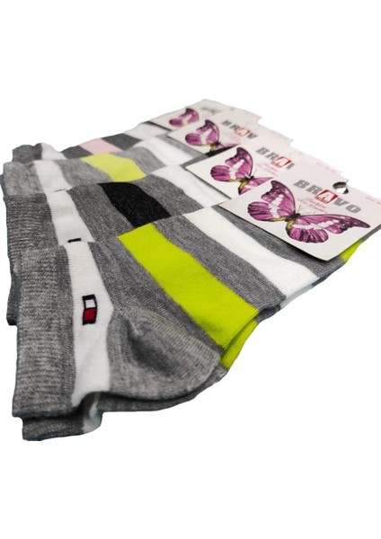 Unisex 4'lü Patik Çorap