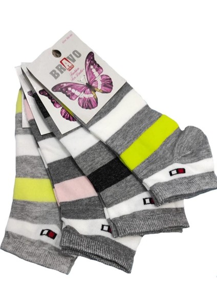 Unisex 4'lü Patik Çorap