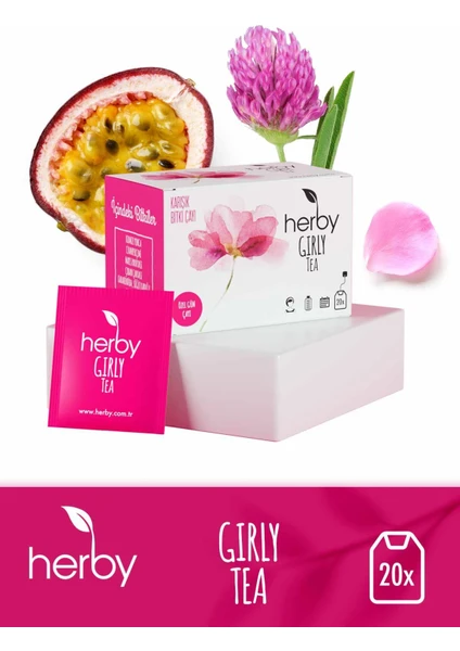 Girly Tea Regl Dönemine Özel Bitki Çayı