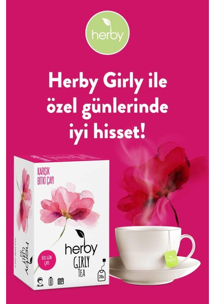 Girly Tea Regl Dönemine Özel Bitki Çayı